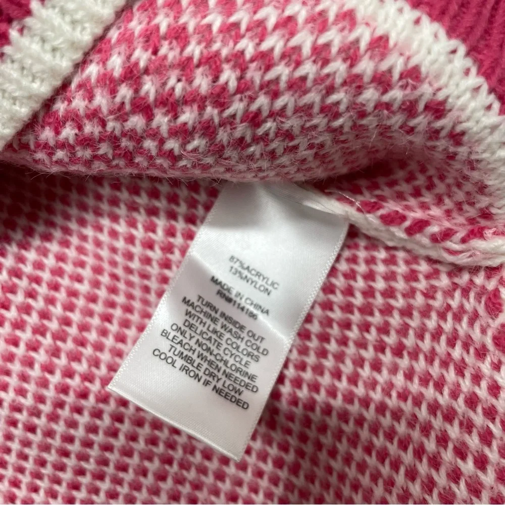 Juicy Couture Pink Crown Logo Knit Sweater